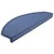Prostirke za stepenice 30 kom 65x24x4 cm plave poluokrugle velike
