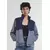 Womens Double Polarfleece Blue Sweatshirt