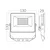 Braytron LED reflektor BRY-FLOOD-CF-20W-BLC-RGB-IP65