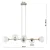Brilagi - Luster na sajli STELLA 6xE27/60W/230V bež/zlatna