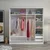Hanah Home Garderober Kale-7157, 220x210x52 cm, Antracit-crni
