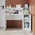 Hanah Home 2638 radni sto 120 × 105,8 × 55 cm, bela