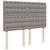 vidaXL Box spring postelja z vzmetnico taupe 140x190 cm blago