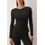 Trendyol Milla Ženska bluza Thmaw26Bz00004, Crna