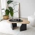 Hanah Home Klub sto Melted, 105x35x65 cm, Bež-crni