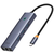 4in1 Hub Baseus  UltraJoy USB-C do 3x USB 3.0 + RJ45 (space grey)