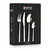 Cutlery set, stainless steel, 24 pieces, Vicenza - Monix