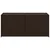 Vidaxl Vrtna škatla za shranjevanje rjava 283L poli ratan