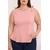 Trendyol Curve Ženska bluza Tbbss26Af00078, Roze
