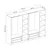 Hanah Home Ormar Kale - 7501