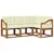 Set vanjskih sofa 4 kom. Prirodna i krem