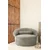 Atelier del Sofa Set fotelja i tabure Tabure Pufi, 114x93x122cm, Bež