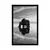 Plakat skala pod oblaki v črnobeli varianti - 30x45 silver