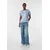 comma casual identity Majica  modra / jabolko / bela
