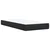 Vidaxl Box spring postelja z vzmetnico črna 90x200 cm žamet
