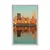 Plakat očarljiv New York v vodnem odsevu - 30x45 silver