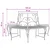 Klupa pod drvetom 4-Broj sjedala 160 x 80 x 89 cm Čelik