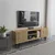 Hanah Home TV Komoda Ekvador, 154,4x56,6x31,3 cm, Hrast