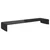 Stalak za TV /Monitor Prozirno Staklo Crni 110x30x13 cm