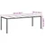 Vrtni set za objed 11 pcs Siva poliratan