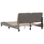 Vidaxl Posteljni okvir brez vzmetnice taupe 140x200 cm blago