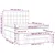 Vidaxl Box spring postelja z vzmetnico modra 140x200 cm blago