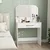 HOMCOM HOMCOM toaletna mizica iverna plošča 80D x 40Š x 135V cm belo, (5000242534)
