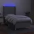 Vidaxl Box spring postelja z vzmetnico LED svetlo siva 90x190 cm blago