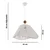 OPVIQ Luster Sukne W White Brown