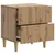 Noćni ormar s ladicama 2 pcs Hrast artisan 43 x 34,5 x 48 cm