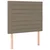 vidaXL Box spring postelja z vzmetnico taupe 100x200 cm blago