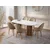 Hanah Home Trpezarijski sto Milas-2992, 180x77x90 cm, Beli