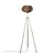 Opviq Podna lampa Ellipse, 160 cm, Zlatne boje