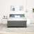 LED Box Spring Krevet Svijetlo siva i bijela. 140 x 190 cm