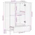 Visoka komoda crna 60 x 33 x 100 cm konstruirano drvo