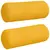 Valjkasti jastučići 2 pcs Svijetlo žuta O 15 x 40 cm