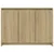 Komoda boja hrasta sonome 102 x 33 x 75 cm konstruirano drvo