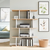 Hanah Home Harmon White Oak Polica za knjige 90x25x127.4cm, Bež bela