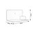 Rabalux Zidna lampa Aranzo, LED 6W, L25cm