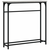 Konzolni stol siva boja hrasta 75x19,5x75 cm konstruirano drvo
