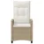 Vrtna stolica 2 pcs Bež i krema 56 x 60 x 112 cm