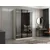 Hanah Home ormar sa reflektujućim staklom Nisa 20657, 135 cm, peščar