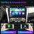Podofo 4G Carplay 2din Android 11 Car Radio For Toyota Camry 2012-2014 Auto Multimedia Players Navigation GPS Head Unit 2DIN