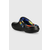 Kućne papuče Crocs Classic Lined Spray Dye Clog boja: crna