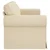 Sofa Krema 215 x 82 x 80 cm tkanina
