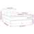 vidaXL Box spring postelja z vzmetnico LED temno siva 120x200 cm blago