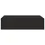 Zidne police s ladicom 2 kom crne 40 x 23,5 x 10 cm MDF