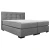 MID.YOU POSTELJA BOXSPRING x , leseni material siva