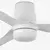FARO 33832WT-1TW- LED prigušiva ventilator MINI PUNT TUB S 10W/230V, bela, prečnik 90 cm WT + daljinski upravljač