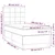 Vidaxl Box spring postelja z vzmetnico moder 80x200 cm blago